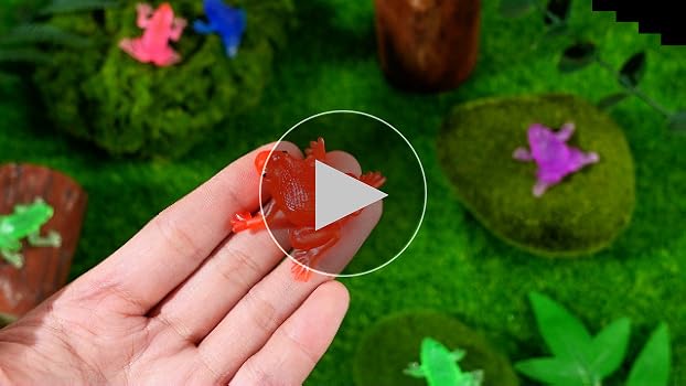 Amazon.com: Jenaai 48 Pcs Mini Frog Toys Colorful Rubber Frogs